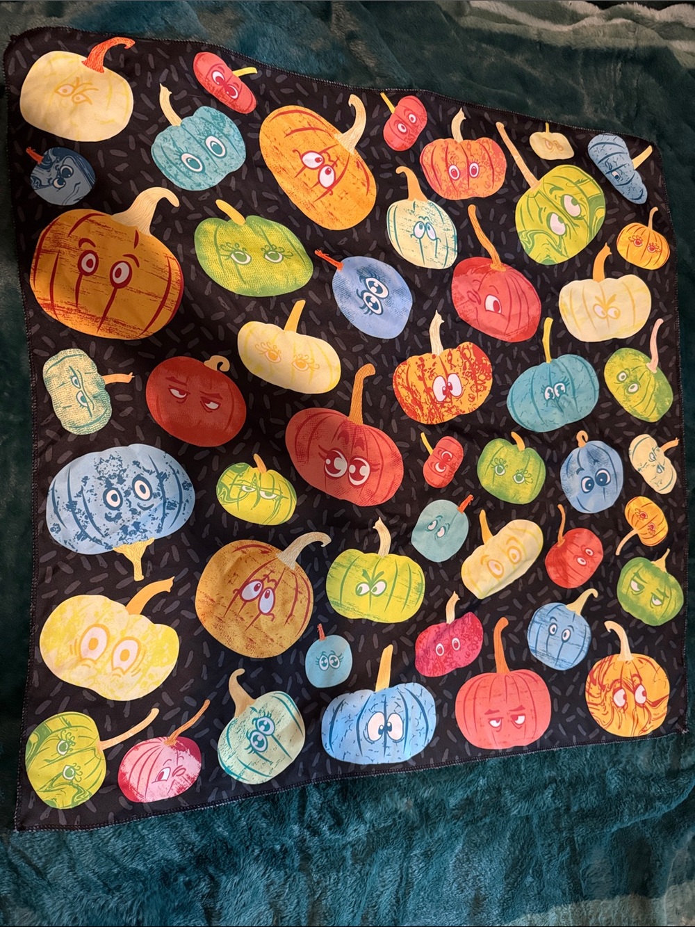 Festive Multicolor Pumpkin knot-wrap